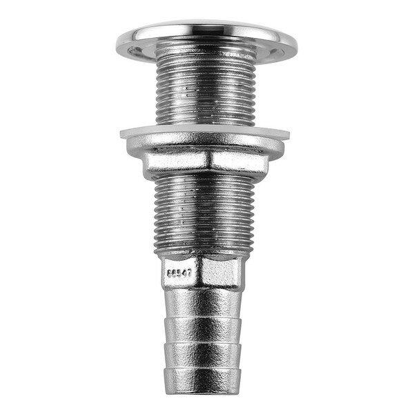 Attwood Attwood Stainless Steel Thru-Hull Standard Straight Barbed - 5/8in Inner Diameter 66546-3 - main